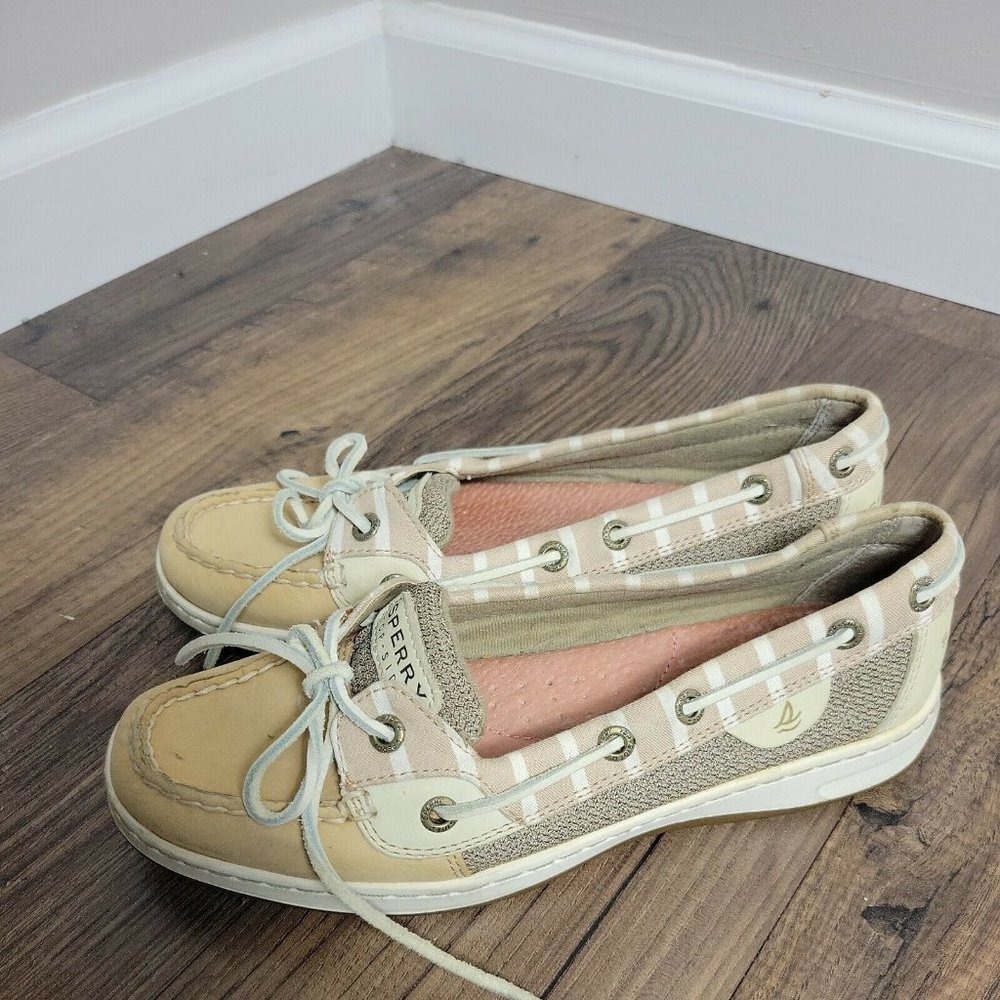 Sperry Top-Sider Angelfish Sand Bretton Striped #9265786 Women’s Size 7 M
